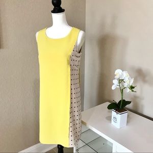 CREMIEUX Yellow Sleeveless Dress